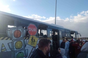 Göztepeli ve Bandırmasporlu taraftarlar dinlenme tesisinde bir birine girdi