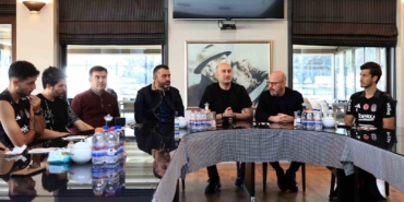 Hüseyin Yücel, Beşiktaşlı futbolcular bir araya geldi