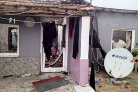 İpsala’daki yangında ev kullanılamaz hale geldi