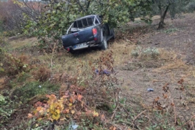 İşçileri taşıyan kamyonet ağaca çarptı: 1 ölü, 7 yaralı