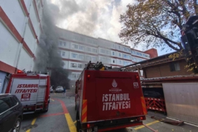 İstanbul Eğitim ve Araştırma Hastanesi’nde yangın paniği: Hastalar sedyeyle başka kliniklere sevk edildi