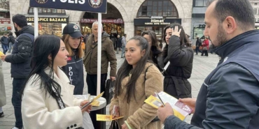 İstanbul Emniyeti’nden Kadına Yönelik Şiddete Karşı Uluslararası Mücadele Gününde KADES tanıtımı