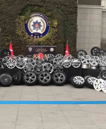 İstanbul’da 30 milyon liralık kaçakçılık operasyonu: Yüzlerce tekerlek ve jant ele geçirildi