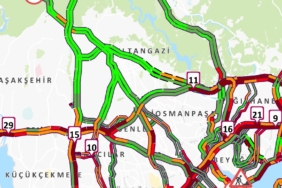 İstanbul’da trafik yoğunluğu yüzde 90’a ulaştı