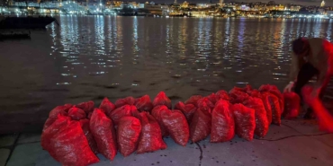 Kadıköy’de 1 ton kaçak midye ele geçirildi