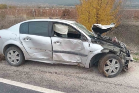 Karaağaç ovasında meydana gelen trafik kazasında 1 kişi yaralandı