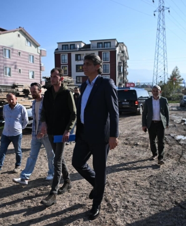 Kartepe İtfaiye Müfrezesi binasında çalışmalar sürüyor