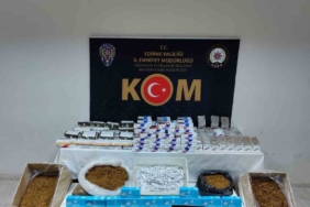 Keşan’da kıyılmış tütün ile doldurulmuş 29 bin 60 adet makaron ele geçirdi