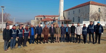 Keşan’da kontrollü şekilde yıkılan hasarlı minarenin yerine yenisi yapılacak