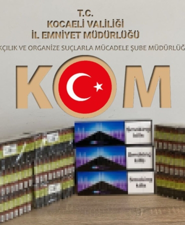 Kocaeli’de kaçak tütün operasyonu