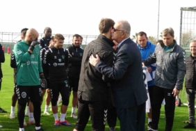 Kocaelispor antrenmanında duygusal sürpriz