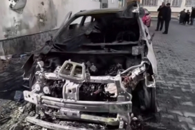 Lüleburgaz’da park halindeki 3 araç yandı