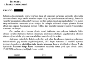 Mahkeme, İBB’nin ‘keyfi davrandığına’ hükmetti