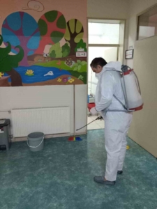 Maltepe’de 44 okul dezenfekte edildi