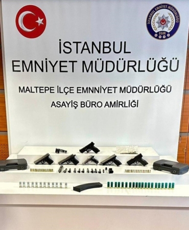 Maltepe’de yasadışı silah ticareti operasyonu: 1 gözaltı