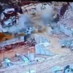 Marmara Adası’ndaki heyelan kamerada