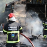 Mesire alanındaki mutfak alev alev yandı