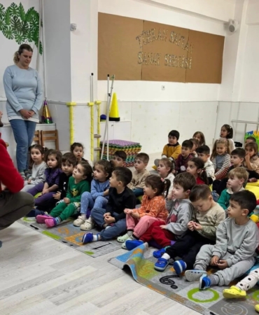 Minik öğrencilere Kızılay anlatıldı