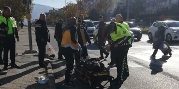 Motosikletler çarpıştı: 2 yaralı