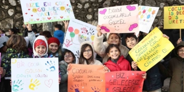 Nilüferli çocuklar ’Güvenli kent’ için yürüdü