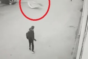 Okula giden öğrenci saniyeler ile yaralanmaktan kurtuldu