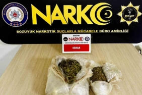 Otobüste 833 gram esrar maddesi ile yakalandı