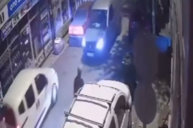 Park halindeki otomobile çarptı, olay yerinden kaçtı