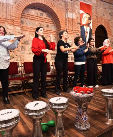 Ritim Atölyesi kursiyerleri sertifikalarını aldı
