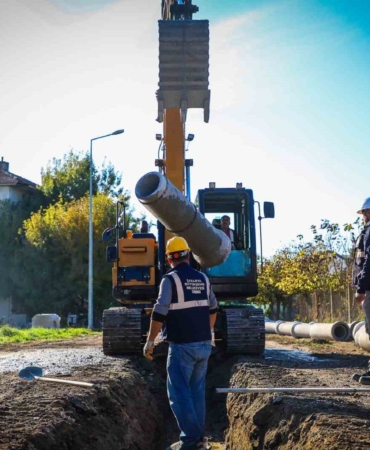 Sakarya’da o mahallenin yağmur suyu altyapısı kışa hazır