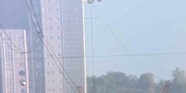 Şehrin üstünde asılı duran helikopter merak uyandırdı, gerçek sonradan anlaşıldı