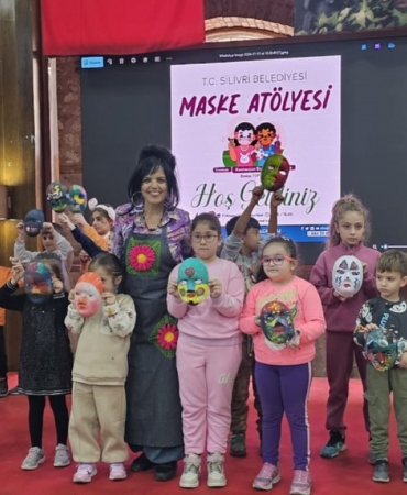 Silivri Belediyesi "Maske Atölyesi" etkinliği düzenledi