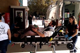 Takla atan araçtan sağ çıktı