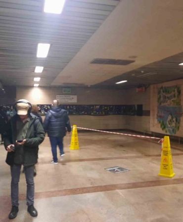 Taksim Metrosu sular altında kaldı