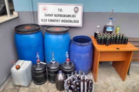 Tekirdağ’da 386 litre kaçak içki ele geçirildi
