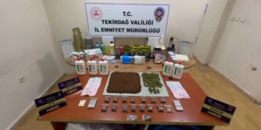 Tekirdağ’da 59 ekip ve 250 polisle dev narkotik operasyon