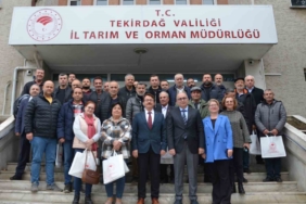 Tekirdağ’da çiftçilere tarımda suyun etkin kullanımı anlatıldı