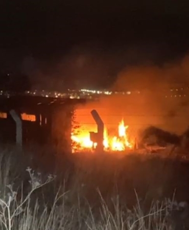 Tekirdağ’da depoda korkutan yangın