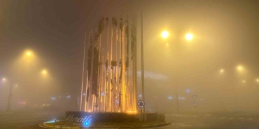 Tekirdağ’da gece sis etkili oldu