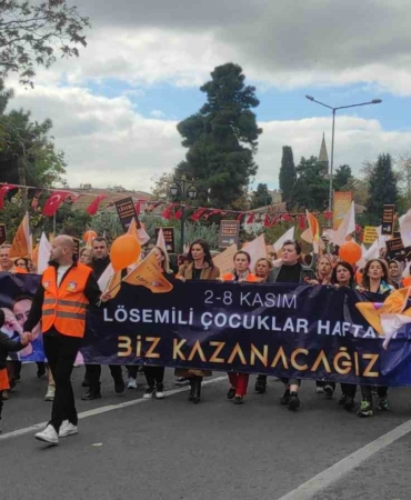 Tekirdağ’da lösemi farkındalığı için yürüyüş