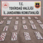 Tekirdağ’da uyuşturucu operasyonlarında çok sayıda sentetik hap ve uyuşturucu madde ele geçirildi
