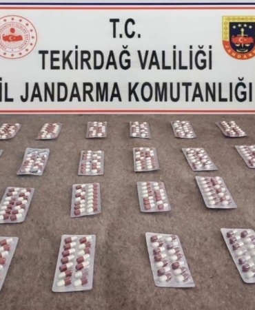 Tekirdağ’da uyuşturucu operasyonlarında çok sayıda sentetik hap ve uyuşturucu madde ele geçirildi