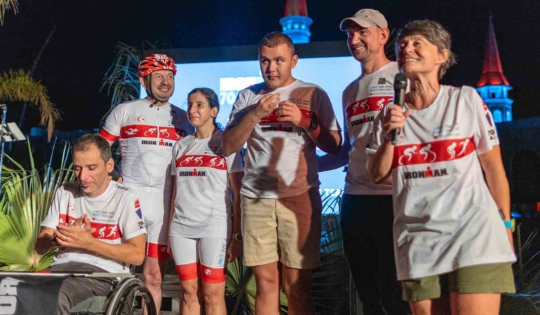 Üç özel sporcu ve Oğuz Ömür, IRONMAN 70.3’te limitleri zorlayacak