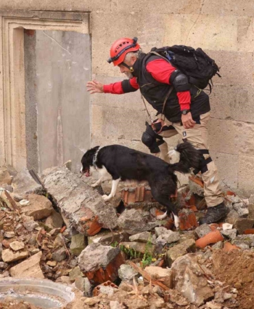 Uluslararası ’Arama Kurtarma Köpekleri Şampiyonası’ Çekmeköy’de yapıldı