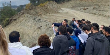 Üniversite öğrencileri Doğantepe Barajı’nı inceledi