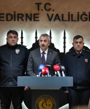 Vali Sezer: "Edirne göçmen kaçakçılığı noktasında hedef il konumunda"