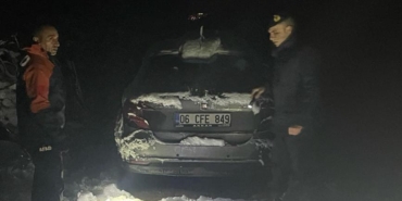 Yalova’da karda mahsur kalan 4 kişi kurtarıldı