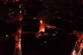 Yangından kaçarken evcil hayvanını kurtarmayı ihmal etmedi