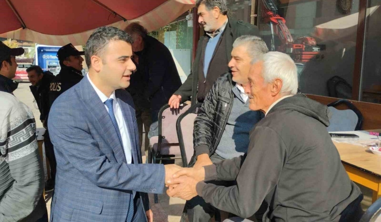 Yeni kaymakam ayağının tozuyla ilçe esnafını gezdi