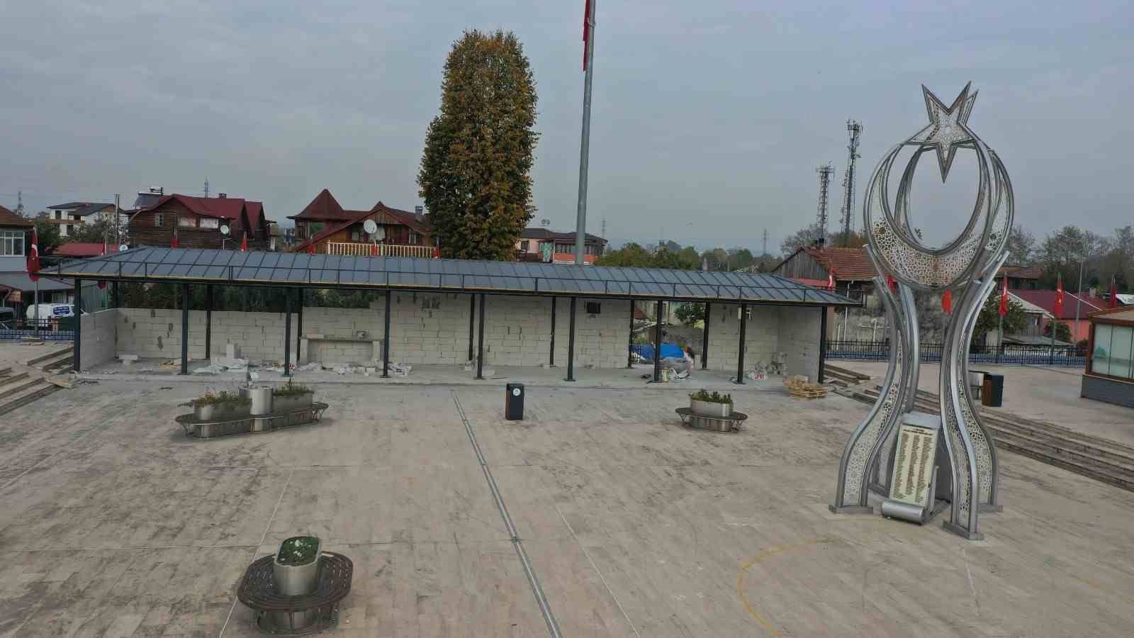 Zanaat Çarşısı’nda çalışmalar hızla sürüyor