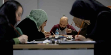 156 kursiyerden Türk-İslam sanatlarına dair eserler